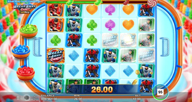 Break Away Candy – zagon Free Spins z naraščajočim Multiplier Trail